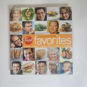 Food Network Favorites Cookbook Home Kitchen Recipe‎ Hardcover Various Authors